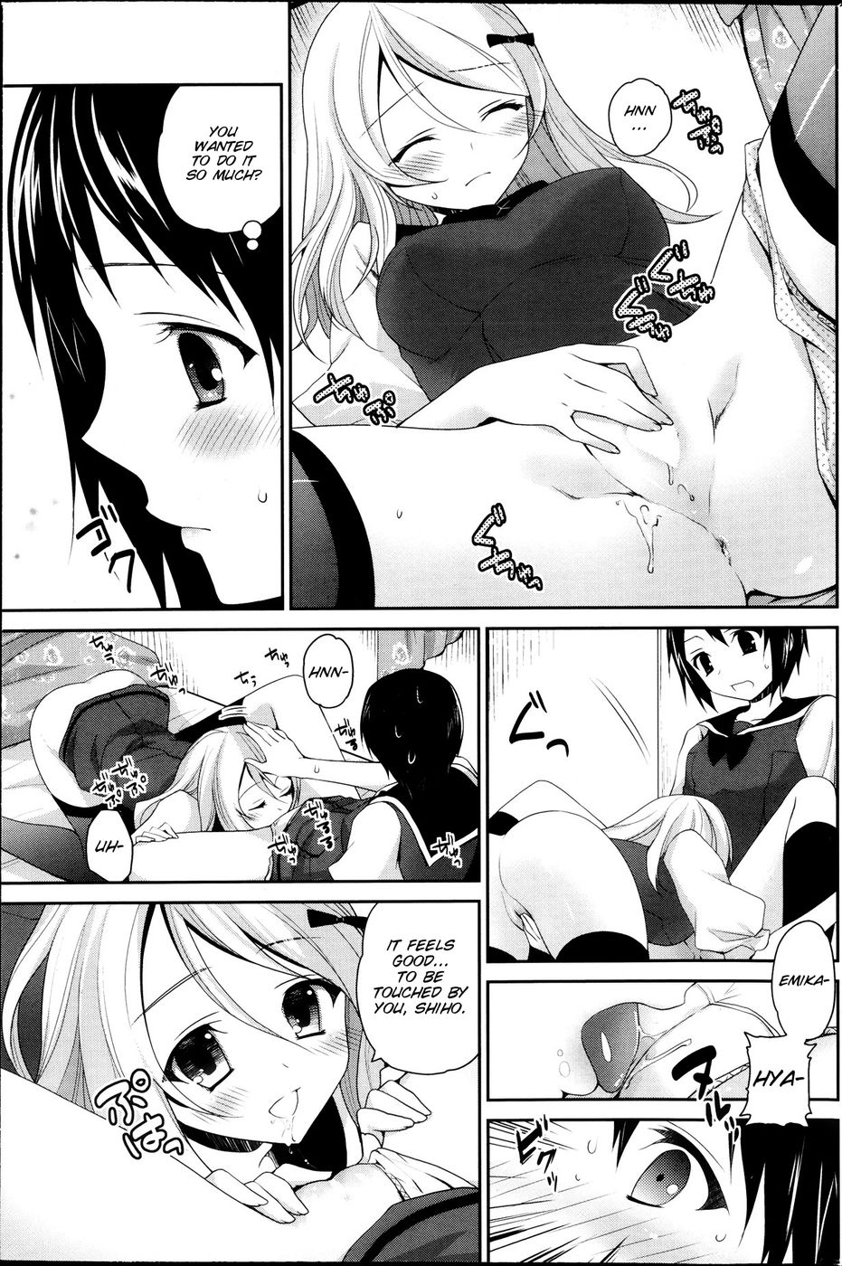 Hentai Manga Comic-Watashi to kanojo ha kisu wo suru-Read-10